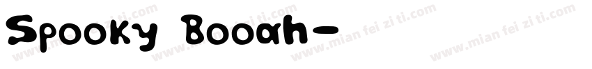 Spooky Booah字体转换